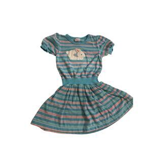 Vintage Buster Brown Girls Bunny AppliqueSize 6 Easter Cottagecore 80s 90s